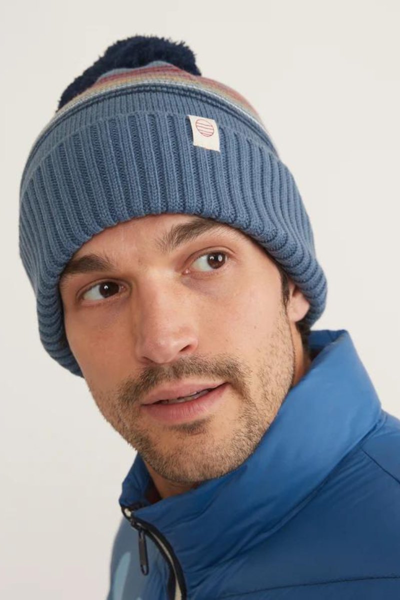 Marine Layer Archive Pom Beanie - Archery Close Men's