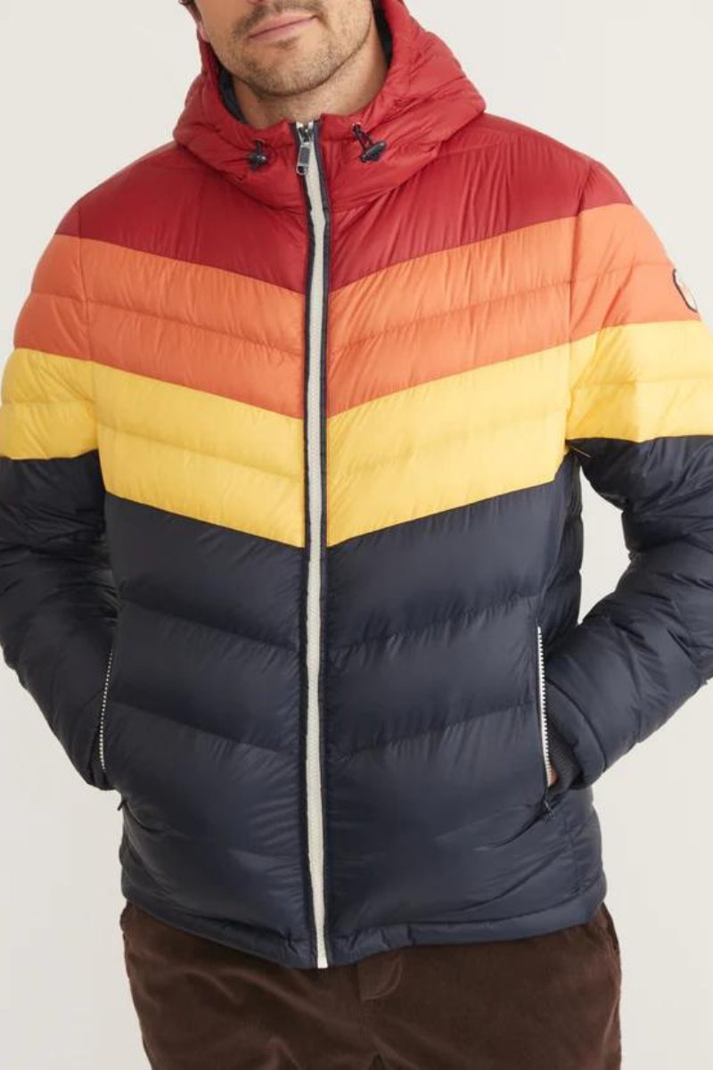 Marine Layer Archive Portillo Puffer Jacket - Archery Close Men's