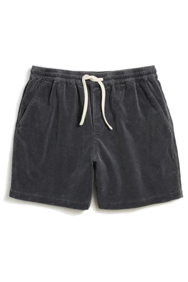 Marine Layer Saturday Cord Short in Faded Black - Archery Close Men's