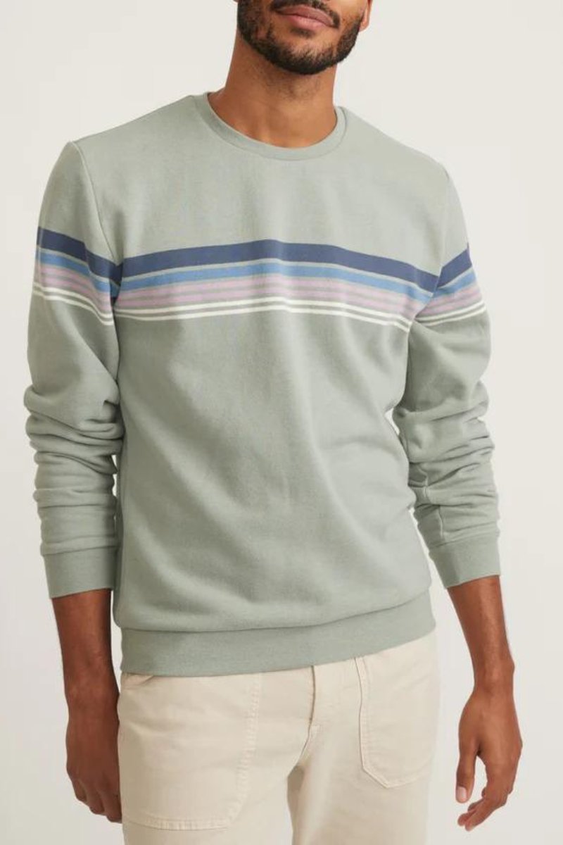 Marine Layer Signature Fleece Crewneck - Archery Close Men's