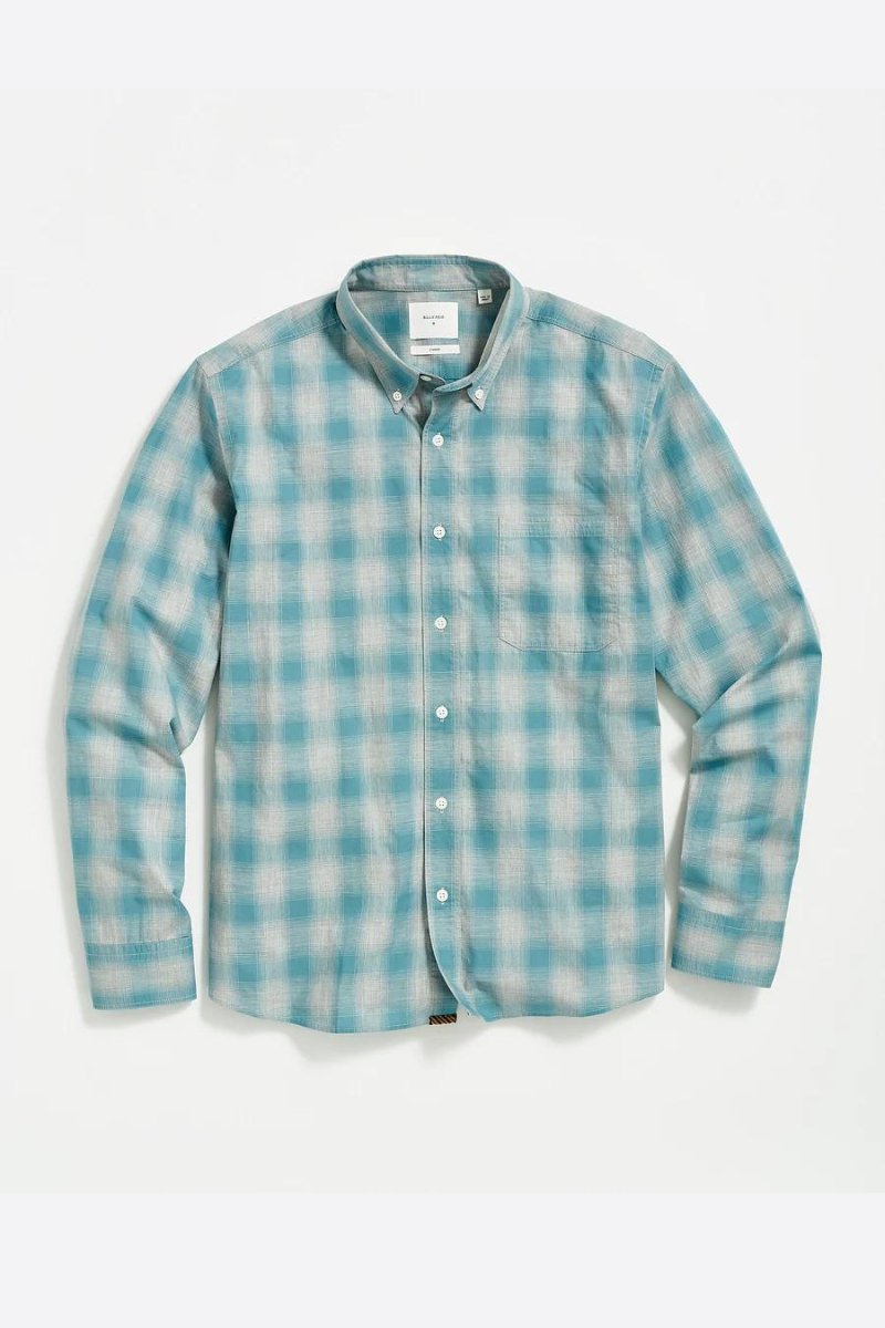 Melange Shadow Plaid Tuscumbia Shirt - Billy Reid - Archery Close