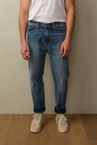 Men's Pilon Japanese Denim Pant Trunk Show - Road to Nowhere Clothing - Archery Close