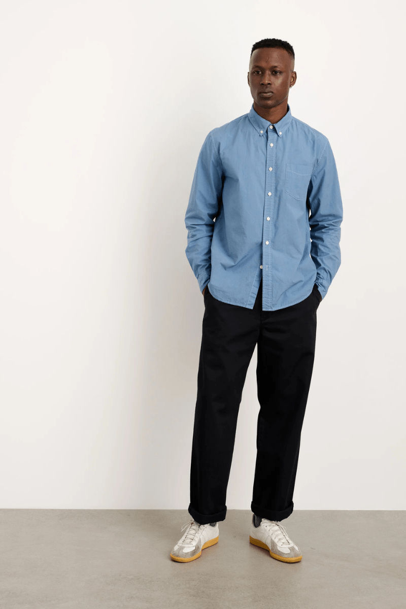 Mill Shirt in Cotton Poplin - Alex Mill - Archery Close