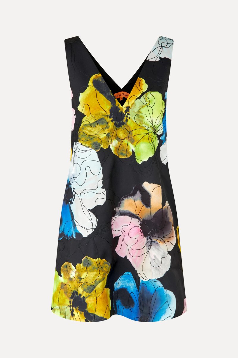 Mini Dress in Watercolor Bloom - Stine Goya - Archery Close