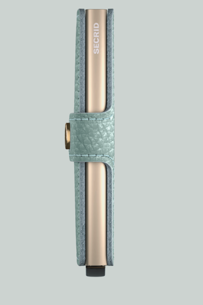 Miniwallet in Pebble Sea Green - Secrid - Archery Close