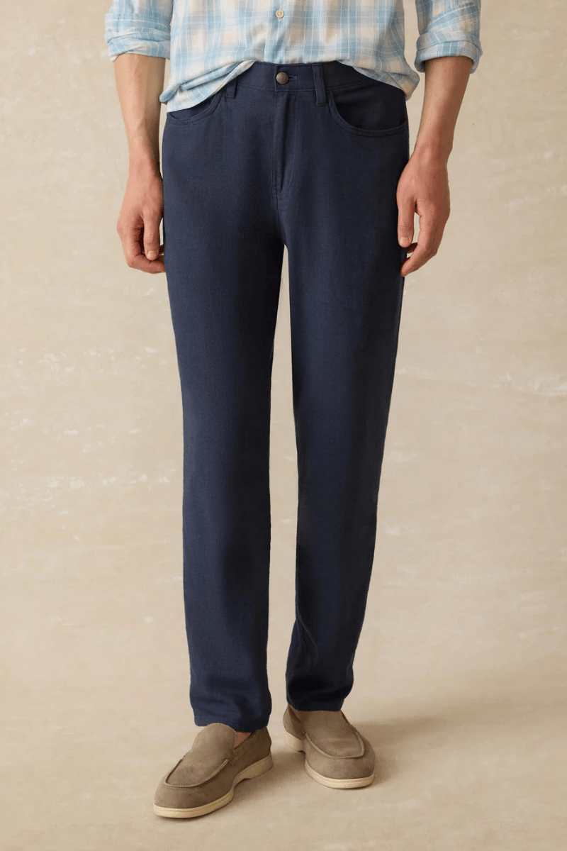 Movement Linen 5 - Pocket Pant - Faherty Brand - Archery Close