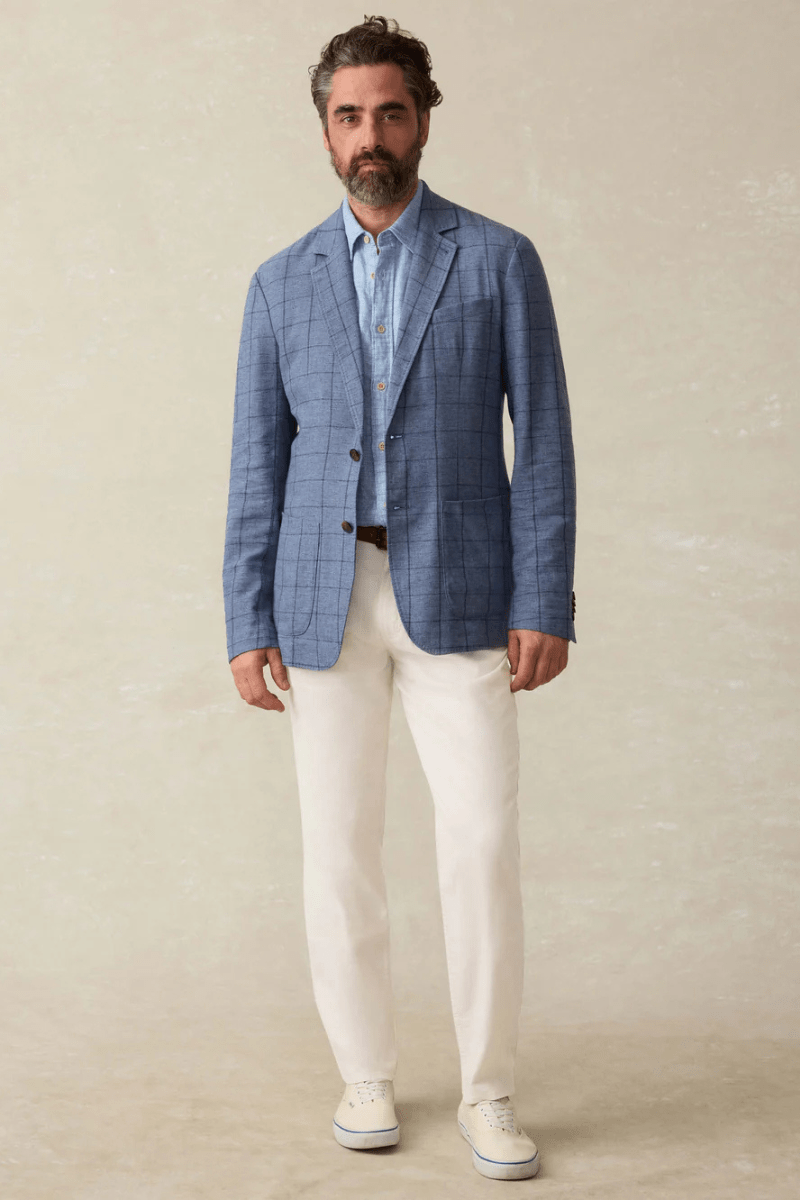 Movement Linen 5 - Pocket Pant - Faherty Brand - Archery Close