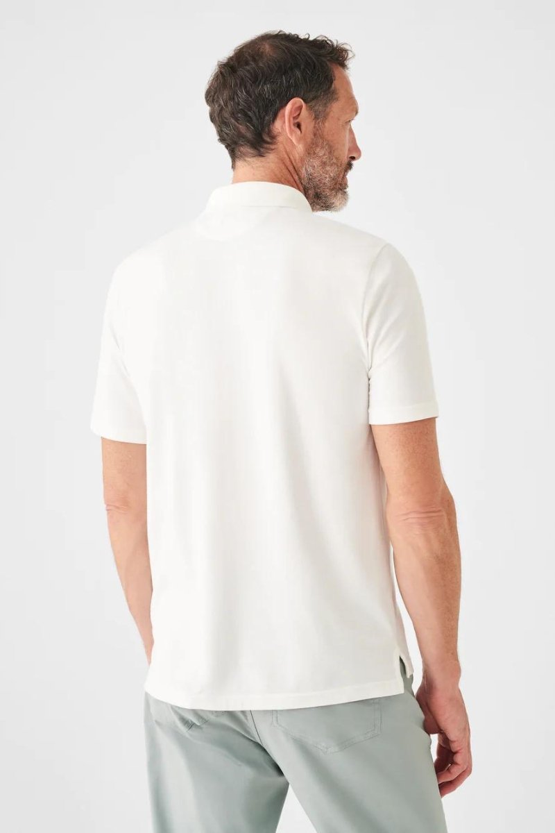Faherty Brand Movement Short Sleeve Polo - Archery Close Men's