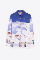 Nadine Blouse in Ski Print - Vilagallo - Archery Close