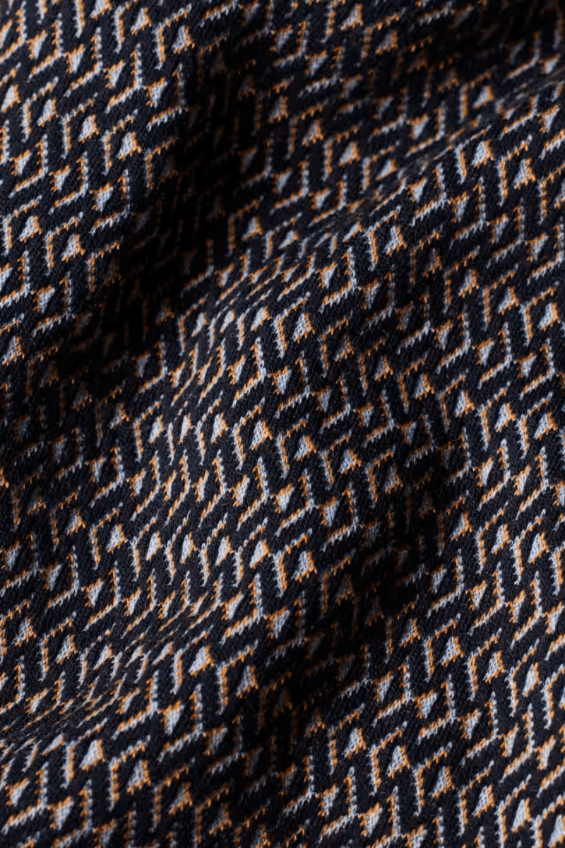 Navy Cotton - Blend Pattern T-Shirt - Paul Smith - Archery Close