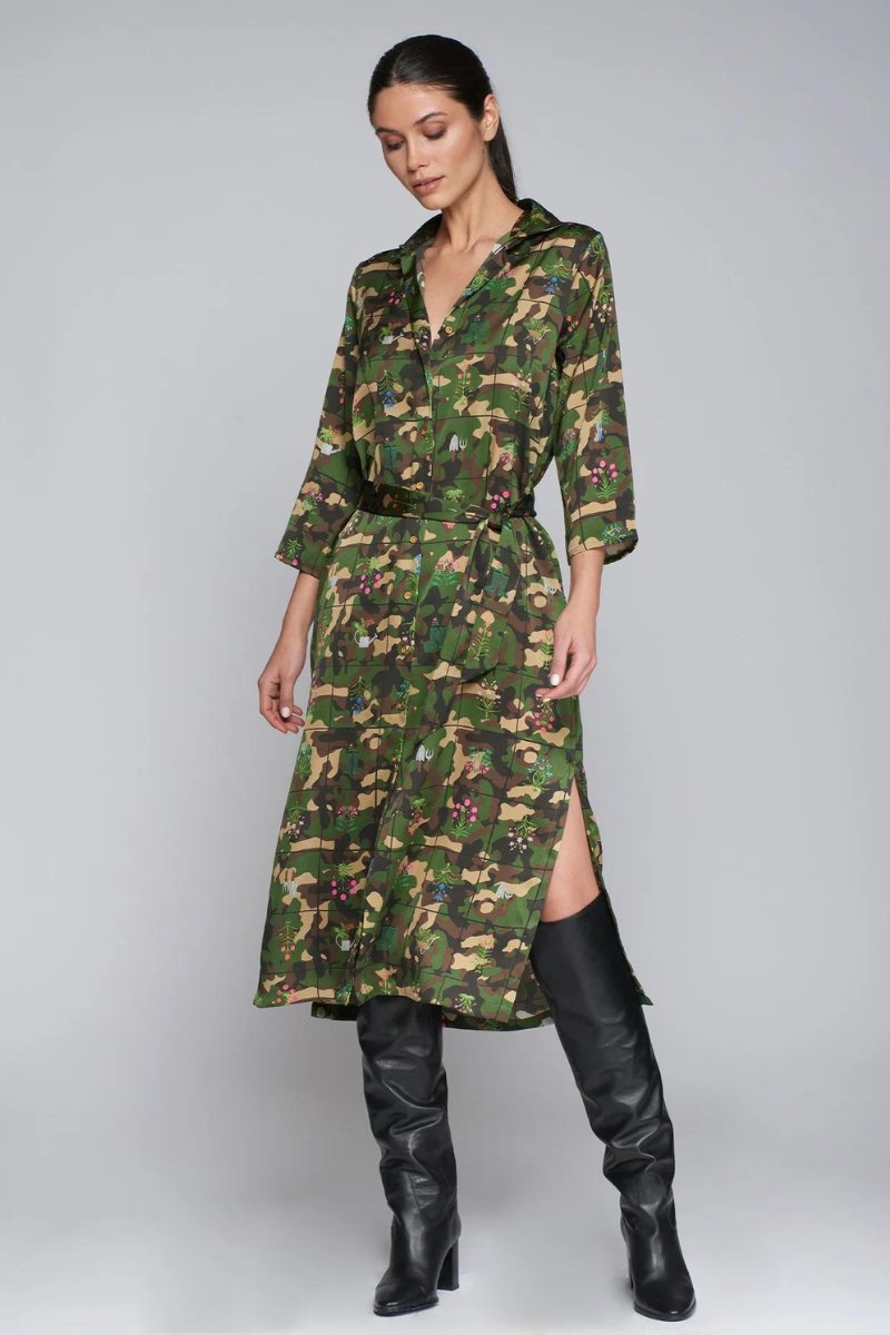 Nela Dress in Camo - Vilagallo - Archery Close