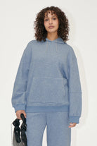 Oversized Casual Hoodie in Infinity Blue - Stine Goya - Archery Close