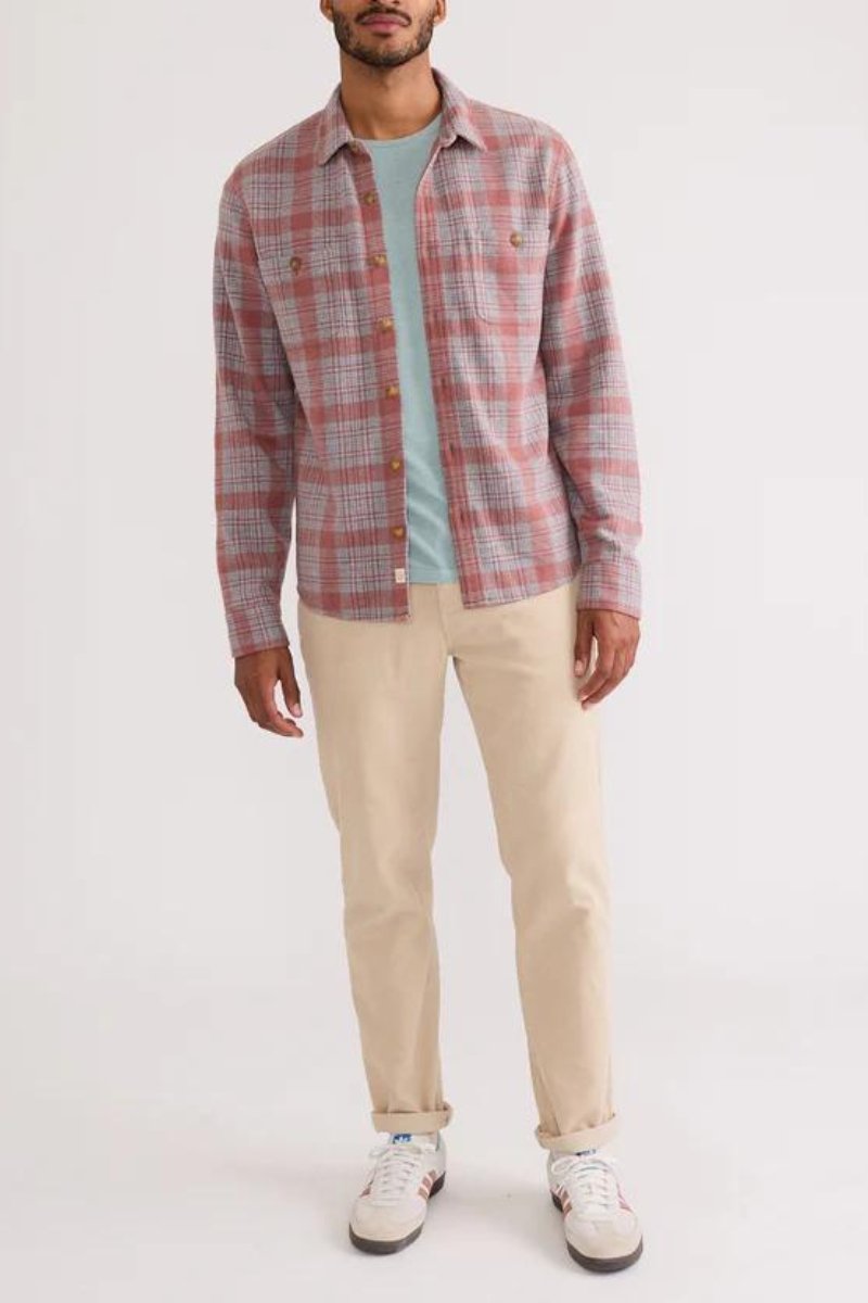 Pacifica Stretch Twill Shirt - Marine Layer - Archery Close