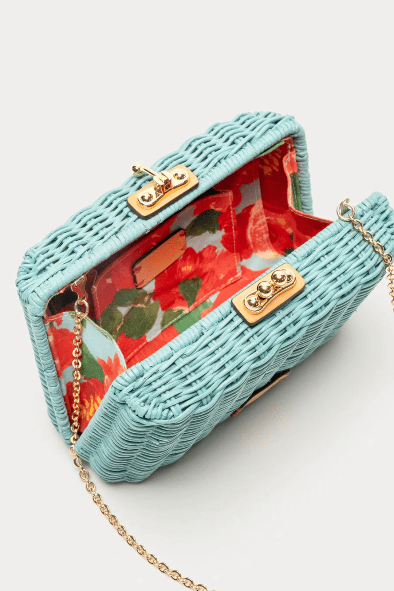 Paige Box Clutch in Light Blue - Frances Valentine - Archery Close