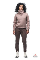 Pecora Fleece Sweater in Sepia Rose - Indyeva - Archery Close