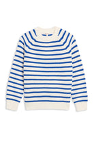 Phoebe Sweater in Off White/Blue - DemyLee - Archery Close