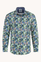 A Fish Named Fred Shirt Tokyo Signs - Multicolour Green