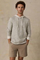 Faherty Brand Sunwashed Organic Hoodie - Cedar Falls Stripe