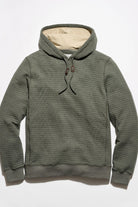 Billy Reid Box Quilt Hoodie Pullover