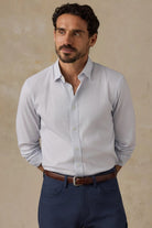 Faherty Brand The Movement  Shirt - Open Sky Stripe