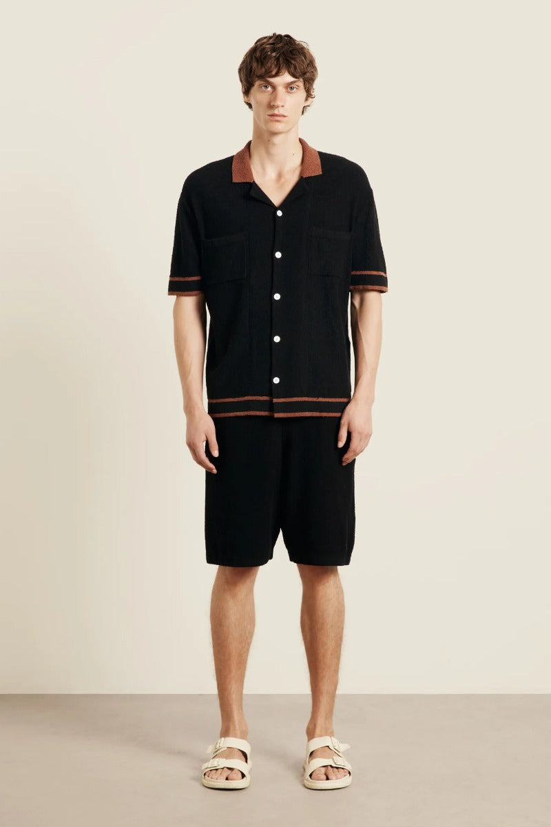 CHE Studios Armando Knitted Shirt - Black