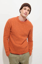 Alex Mill Donegal Crew Neck Sweater - Orange