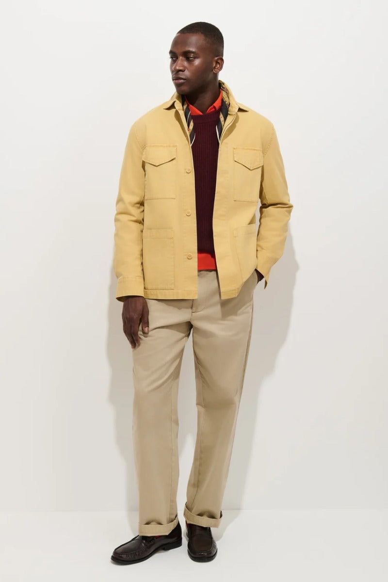 Alex Mill Garment Dyed Chore Jacket in Canvas - Einkorn