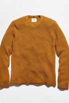 Billy Reid Martin Mini Waffle Crew - Light Scotch