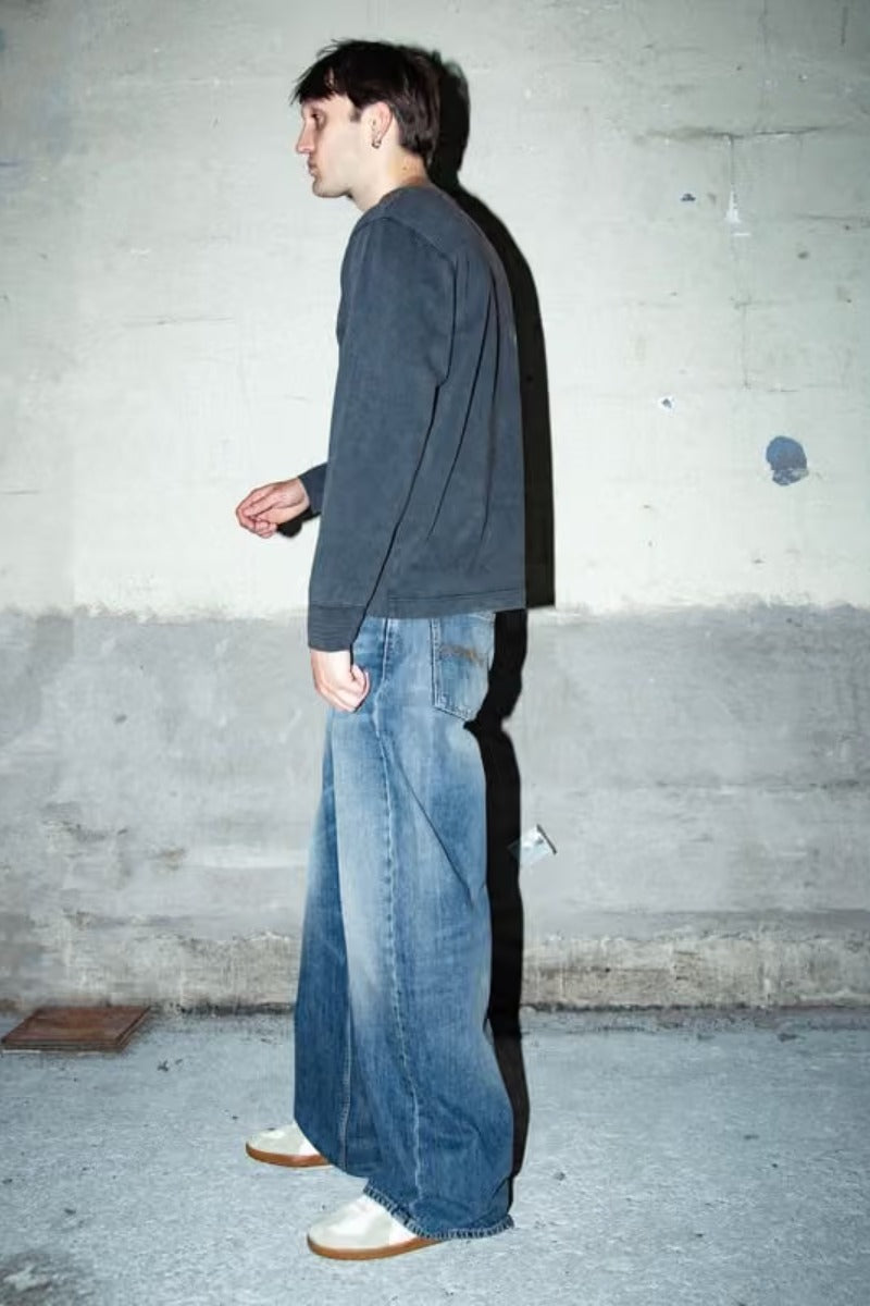 Nudie Jeans Loud Larry Gravel Stone