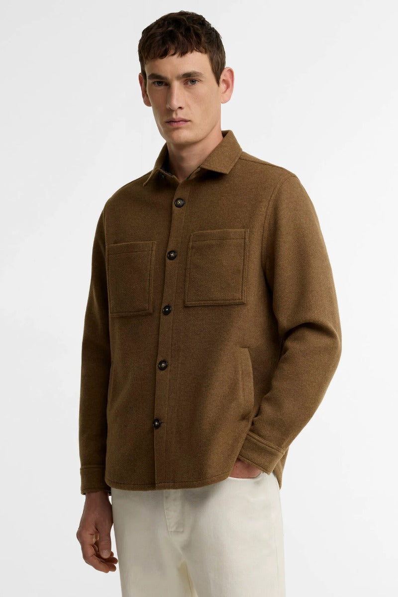 Barbour Marltown Tailored Wool-Blend Overshirt