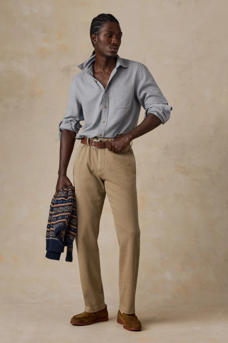 Faherty Brand Timberline Brushed Twill Shirt