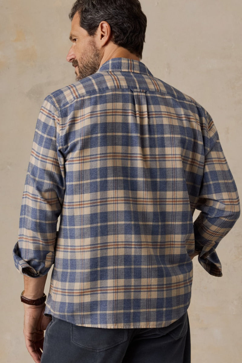 Faherty Brand Timberline Brushed Twill Shirt