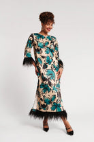 Frances Valentine Belle Maxi Dress - Abstract Meadows