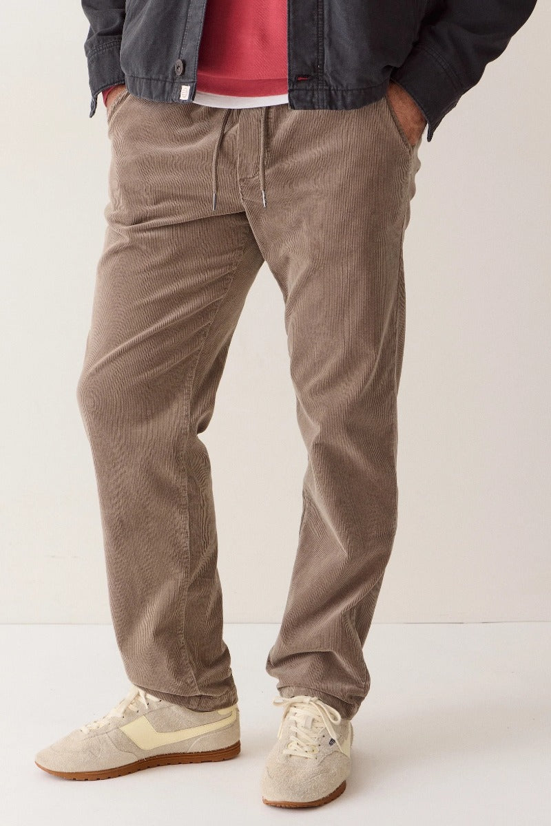 Marine Layer Saturday Cord Pant - Dark Taupe