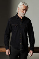 Billy Reid Shoals Denim Shirt - Black