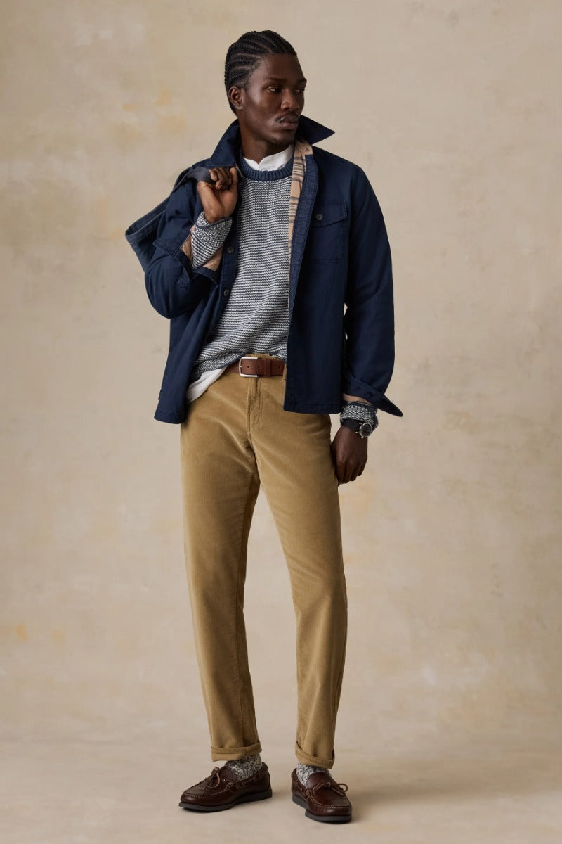 Faherty Brand Stretch Blanket Lined CPO - Abyss Navy