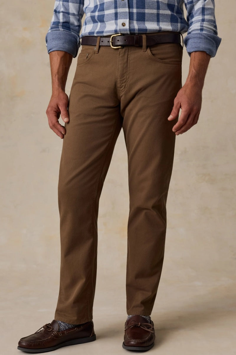 Faherty Brand Reserve Twill 5-Pocket Pant