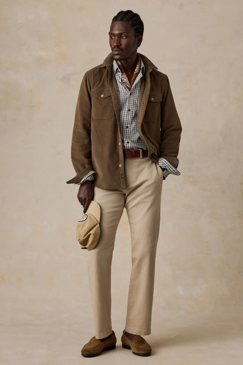 Faherty Brand Soft Twill Movement Shirt in Burr Oak Gingham