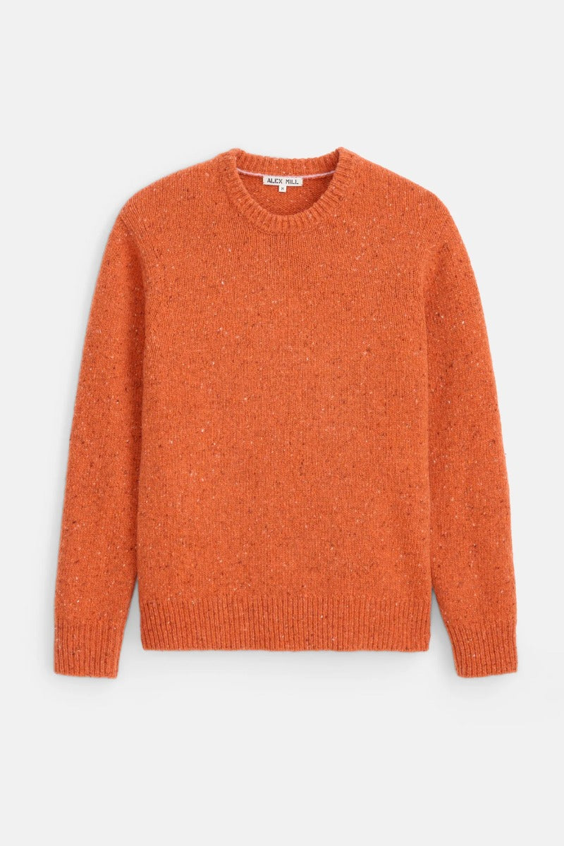 Alex Mill Donegal Crew Neck Sweater - Orange