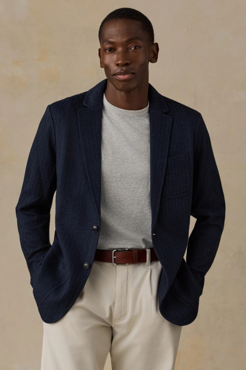 Faherty Brand Inlet Knit Tweed Blazer