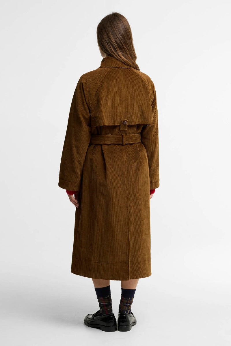 Barbour Antonella Cord Trench Coat