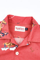 Freenote Cloth Hawaiian Orange Cowboy Shirt