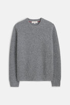 Alex Mill Jordan Sweater in Washed Cashmere - Marled Heather Grey