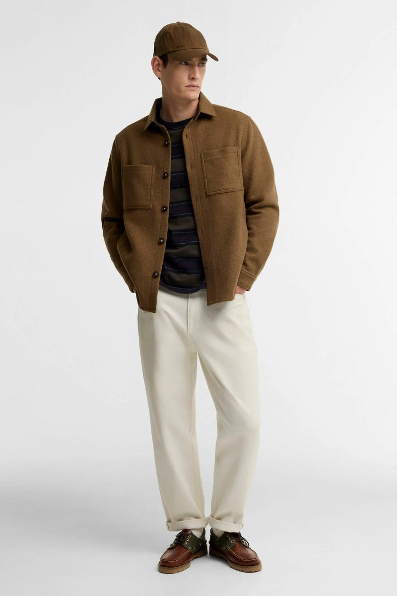 Barbour Marltown Tailored Wool-Blend Overshirt
