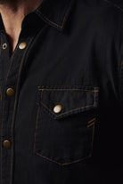 Billy Reid Shoals Denim Shirt - Black