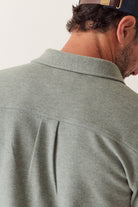 Marine Layer Pacifica Stretch Twill Overshirt - Olive