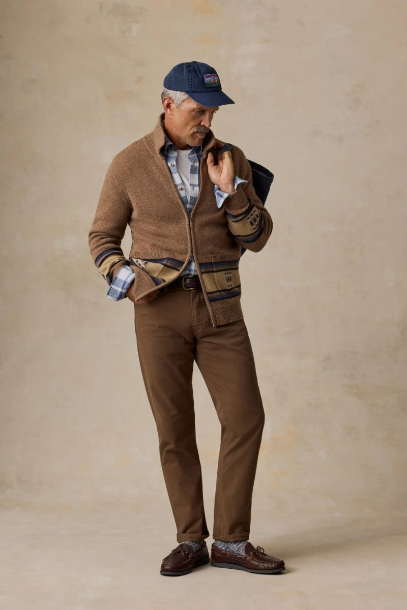Faherty Brand Reserve Twill 5-Pocket Pant