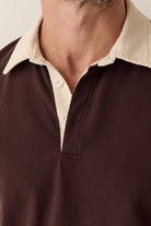 Marine Layer Luxe Jersey Rugby Polo - Java