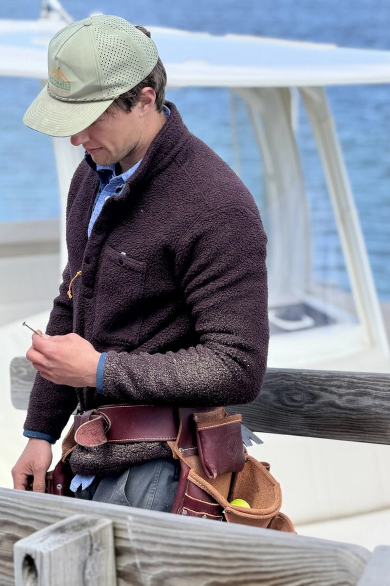 Relwen Wooly Shag Snap-Zip