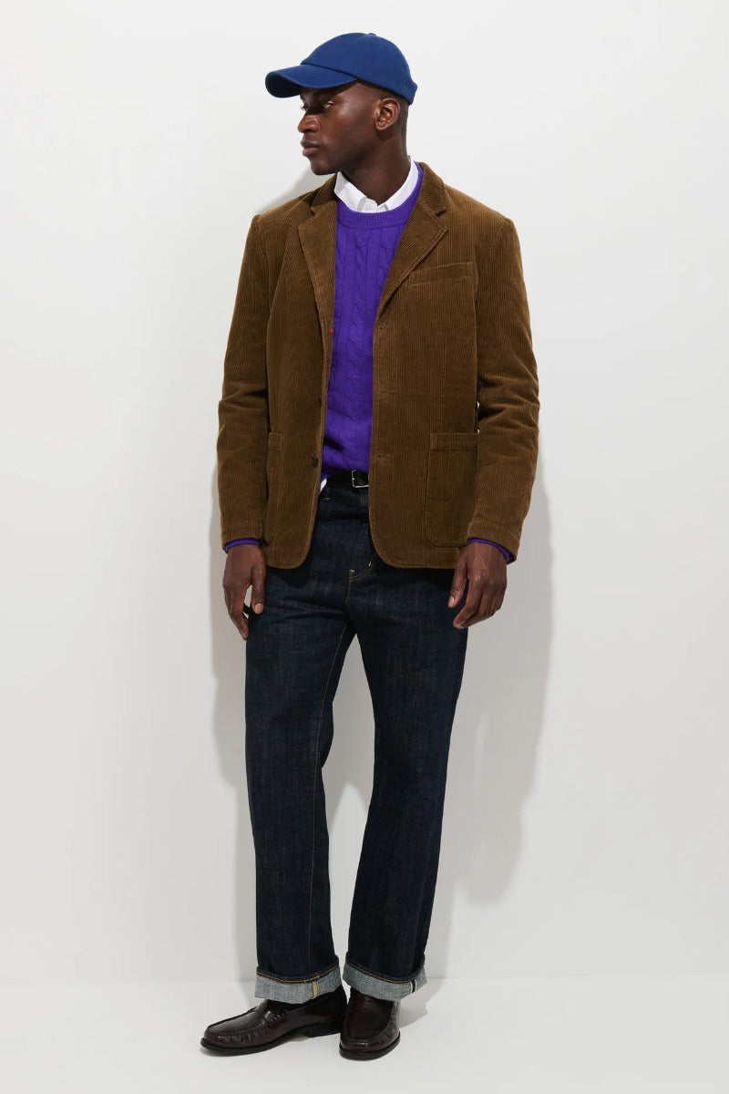 Alex Mill Mill Blazer in Corduroy -Saddle